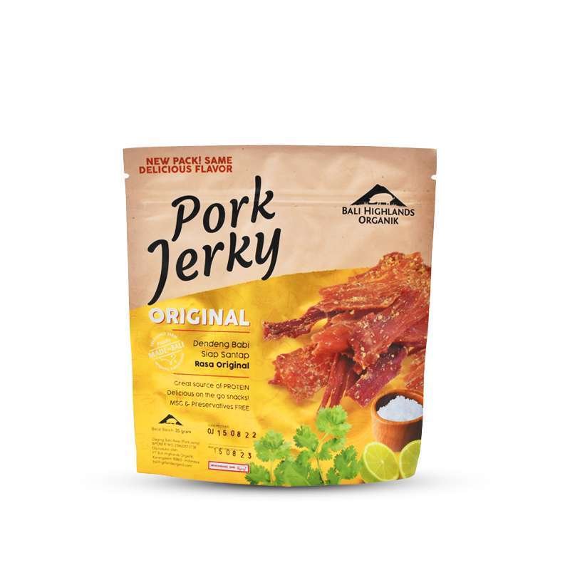 Spicy Pork Jerky by Bali Highlands Organik Bali Direct Store