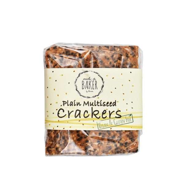 Vegan and Gluten-Free Multi-Seed Crackers