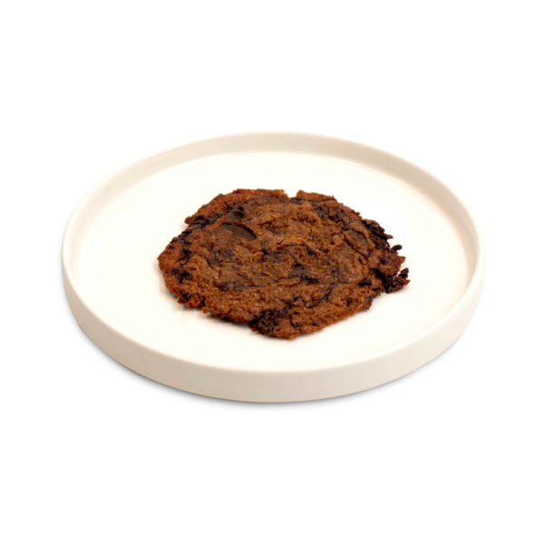 Vegan Double Chocolate Crinckle Cookie