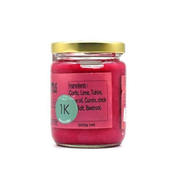 Beetroot Hummus from cook & bakers