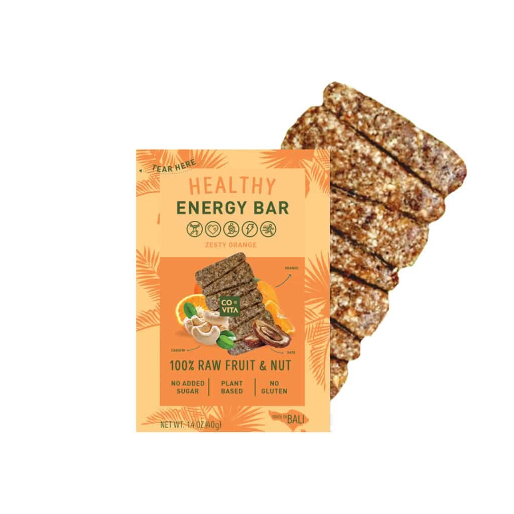 Energy Bar Zesty Orange- Bali Direct Wholesale Online Store