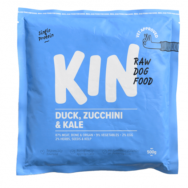 Dog Food Duck Zucchini Kale