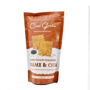 Sesame and Chia Crackers from Casa Grata