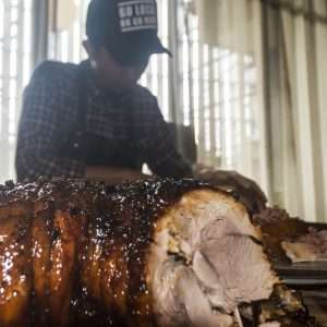 bali's heritage pig goes to market