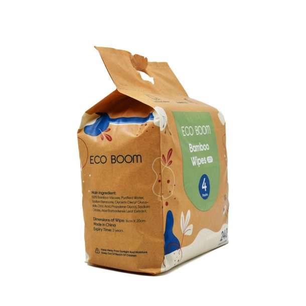Bamboo Wipes 4 Packs from Eco Boom