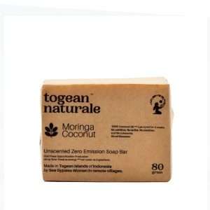 Moringa Coconut Unscented Soap Bar from Togean Naturale