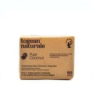 Pure Coconut Unscented Soap Bar from Togean Naturale