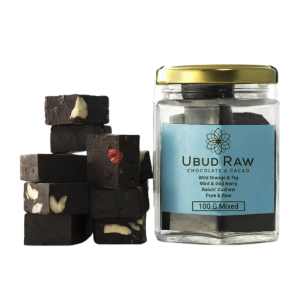 Fresh Raw Chocolate Mixed Jar from Ubud Raw Chocolate