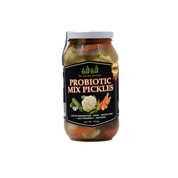 Probiotic Mix Pickles from The Lucky Nomad