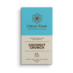 Bean to Bar Coconut Crunch 77% from Ubud Raw Chocolate