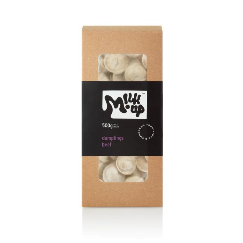 Dumplings Beef from Milk Up